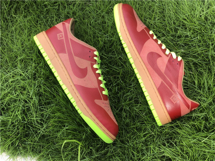 Nike Dunk Low 1-Piece Laser Varsity Red Chartreuse 311611-661 - CCSHOES