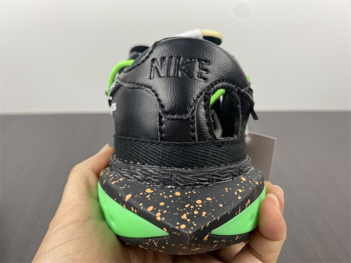 Off-White x Nike Blazer Low "Black / Green" DH7863-001 - CCSHOES