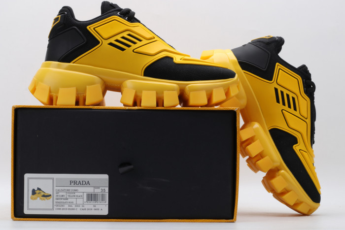 PRAD CLOUDBUST THUNDER KNIT YELLOW AND BLACK - CCSHOES