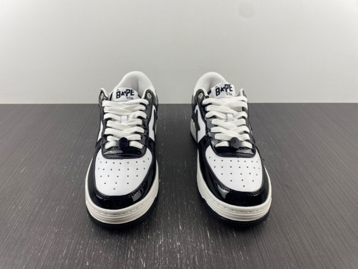 A BATHING APE BAPE STA LOW BLACK 1H70191001 - CCSHOES