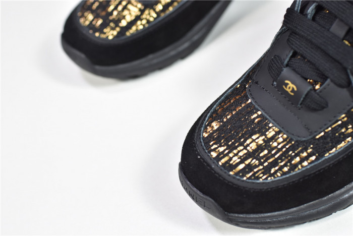 CHNE1 Leather Low Top Sneakers - CCSHOES