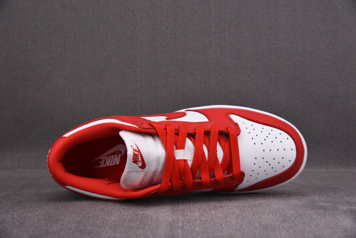 NIKE DUNK LOW UNIVERSITY RED WHITE CU1727-100 - CCSHOES