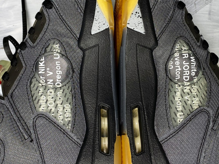 Off-White x Air Jordan 5 Black CT8480-001 - CCSHOES