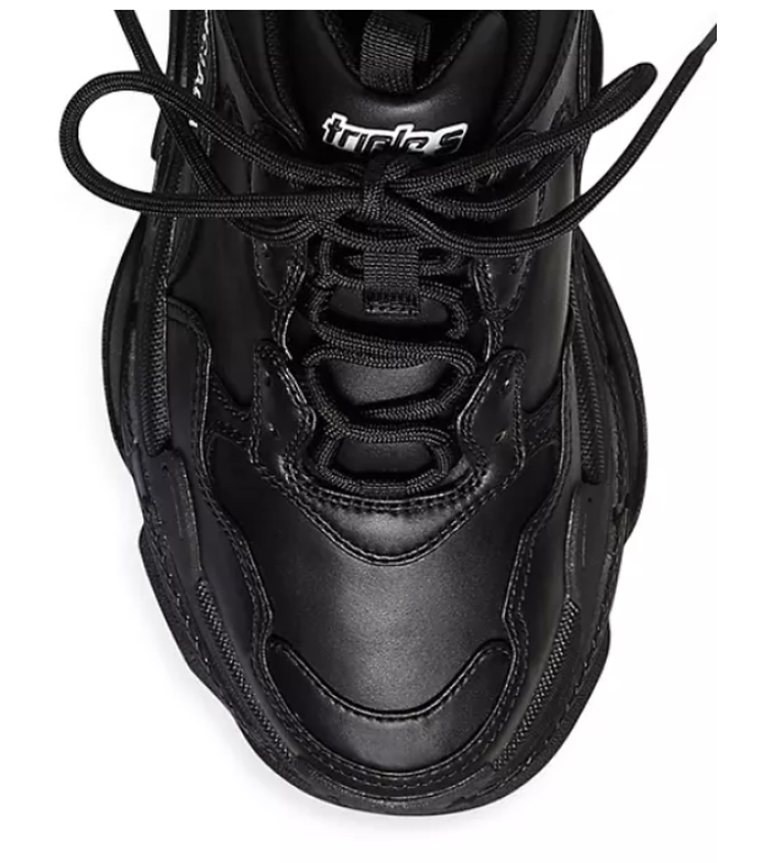 BLCG TRIPLE S BLACK SNEAKER - CCSHOES