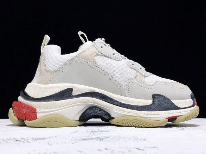 BLCG Triple S White Black Red 533882 W09E1 9000 - CCSHOES