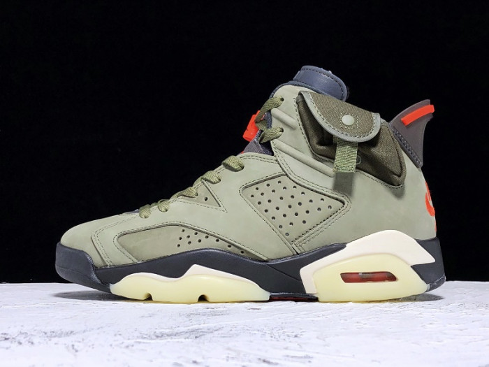 Travis Scott x Air Jordan 6 “Medium Olive” CN1084-200 - CCSHOES