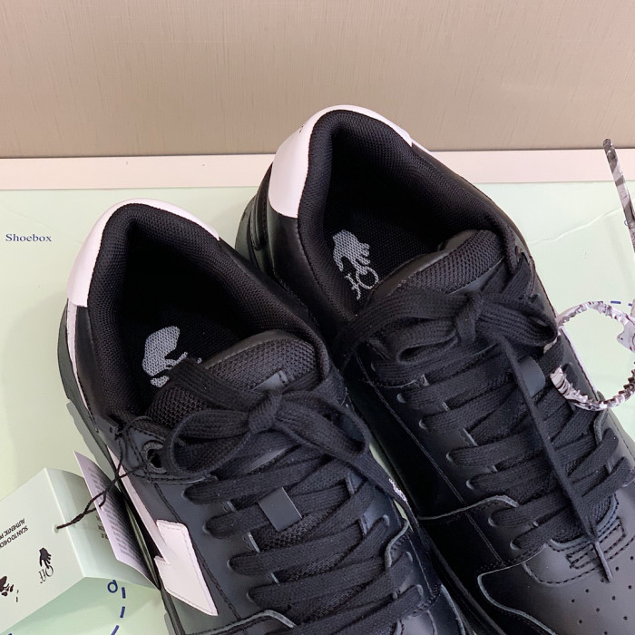 OFF WHITE™ C/O VIRGIL ABLOH OUT OF OFFICE LOW-TOP LEATHER SNEAKERS "OOO" - CCSHOES