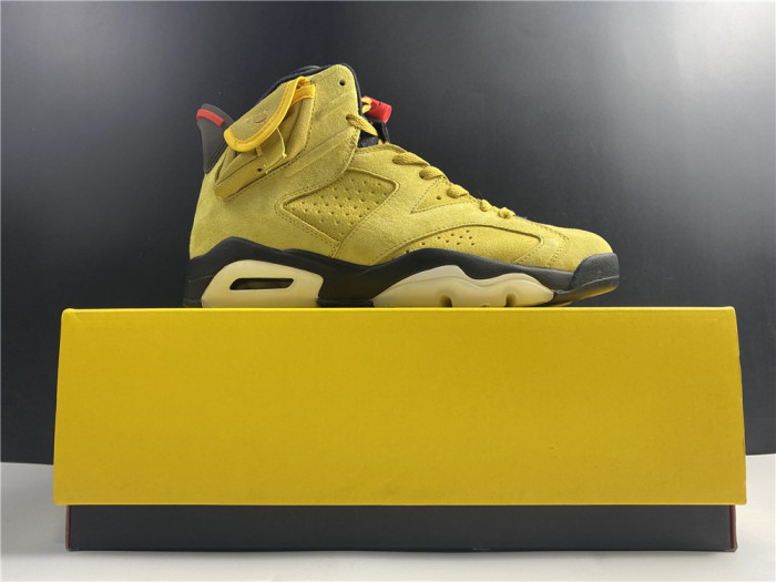 AIR JORDAN 6 YELLOW X TRAVIS SCOTT CN1084-300 - CCSHOES