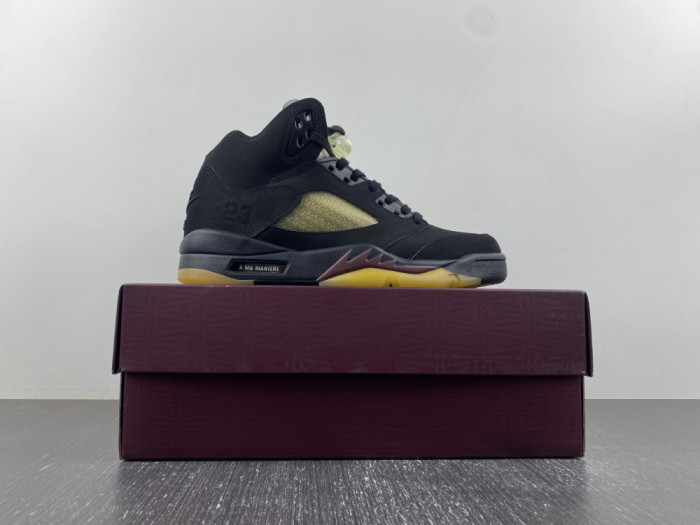 A Ma Maniére x Air Jordan 5 “Black” FD1330-001 - CCSHOES
