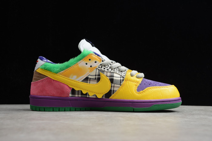 Nike SB Dunk Low Pro IW Purple/Yellow-Violet-Pink 318403-137 - CCSHOES