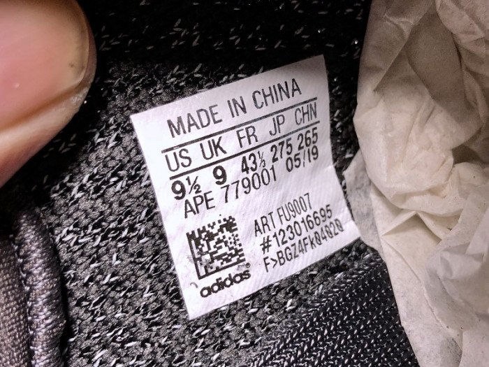 Adidas Yeezy Boost 350 V2 Static Black (Reflective) - FU9007 - CCSHOES