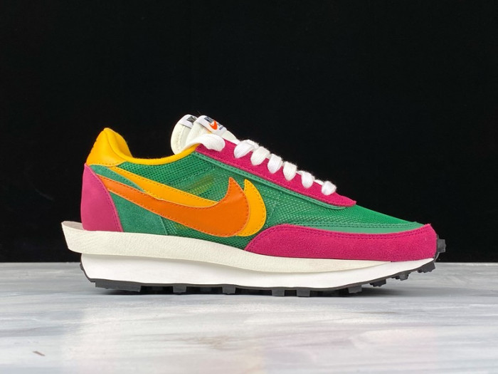 Sacai x Nike LDV Waffle 'Pink Green' BV0073-301 - CCSHOES