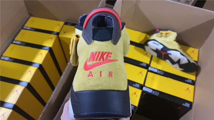 AIR JORDAN 6 YELLOW X TRAVIS SCOTT CN1084-300 - CCSHOES