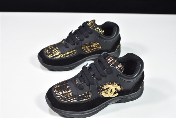 CHNE1 Leather Low Top Sneakers - CCSHOES
