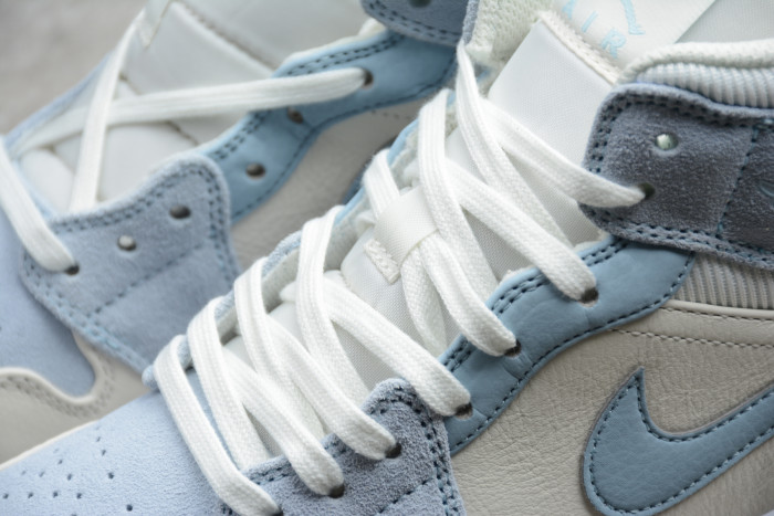 Air Jordan 1 Mid Mixed Textures Blue DA4666-100 - CCSHOES