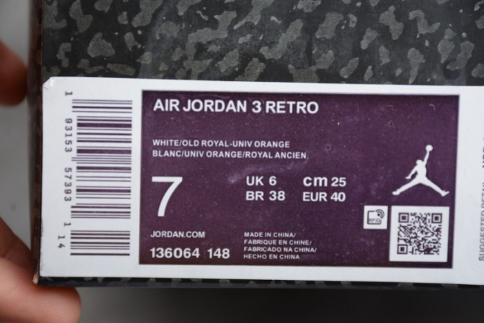 Air Jordan 3 Retro 'Knicks Rivals' 136064-148 - CCSHOES