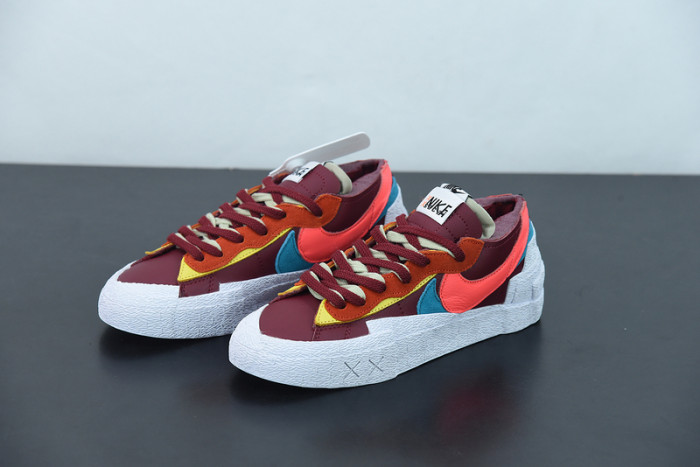 Nike Blazer Low sacai KAWS Red DM7901-600 - CCSHOES