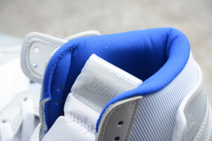 Air Jordan 1 Retro High Zoom White Racer Blue CK6637-104 - CCSHOES