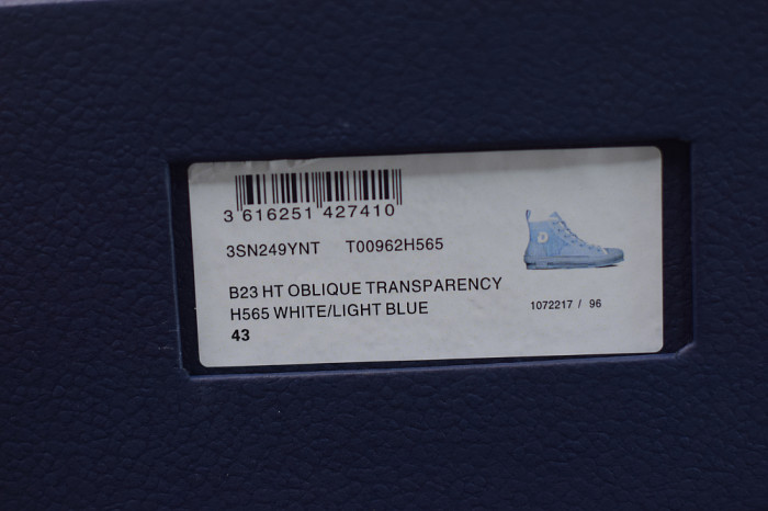 DR B23 OBLIQUE HIGH TOP SNEAKER B23 Oblique Sneakers“CD Ghosting” - CCSHOES