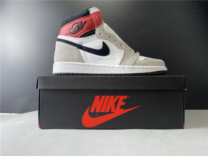 Air Jordan 1 High OG “Light Smoke Grey” 555088-126 - CCSHOES