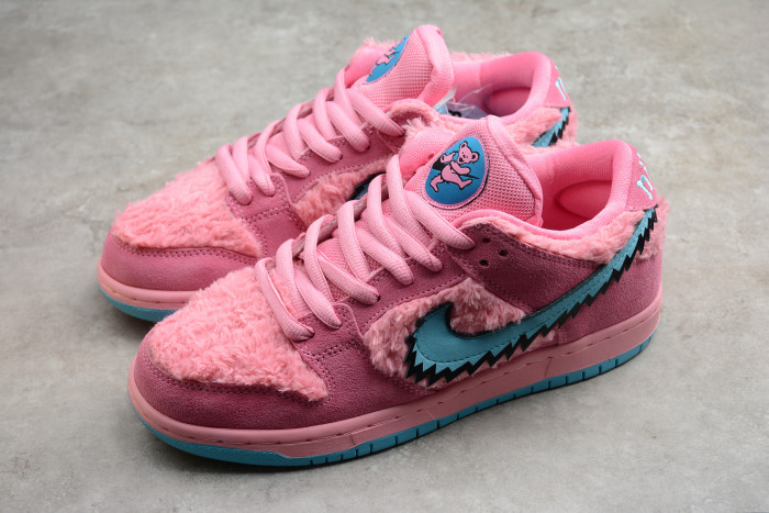 GRATEFUL DEAD NIKE SB DUNK LOW PINK BEAR CJ5378 600 - CCSHOES