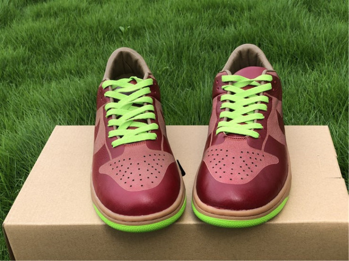 Nike Dunk Low 1-Piece Laser Varsity Red Chartreuse 311611-661 - CCSHOES