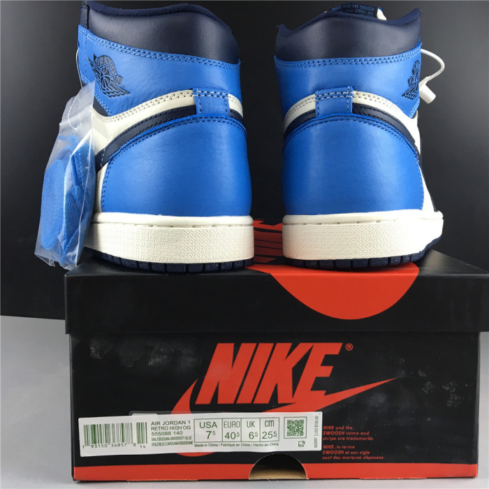 Air Jordan 1 Retro High OG “Obsidian” 555088-140 - CCSHOES