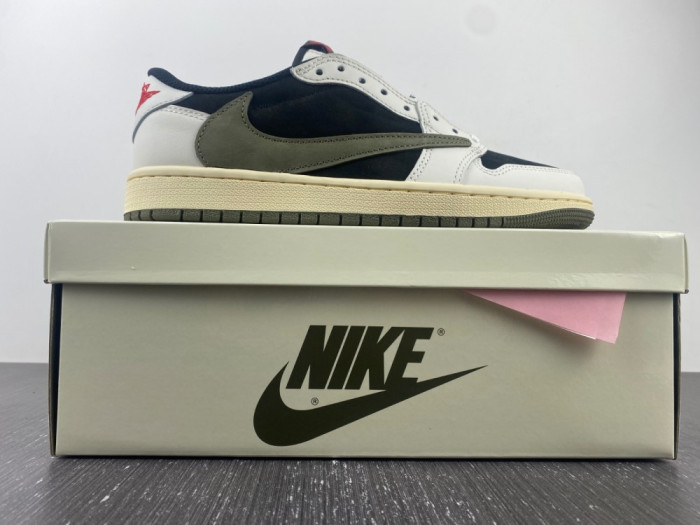 Travis Scott x Air Jordan Air Jordan 1 Retro Low OG Olive DZ4137-106 - CCSHOES