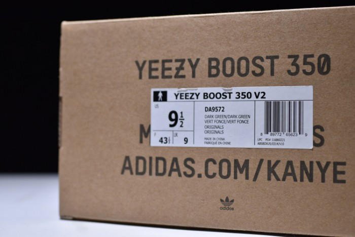 Adidas Yeezy Boost 350 V2 “Dark Green” DA9572 - CCSHOES