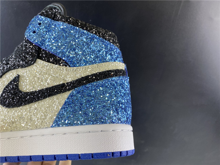 FRAGMENT DESIGN X AIR JORDAN 1 “GLITTER” CK5566-400 - CCSHOES
