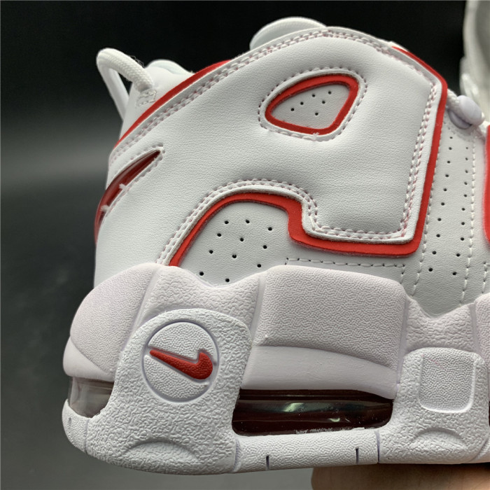 Nike Air More Uptempo White Varsity Red Outline 415082-108 - CCSHOES
