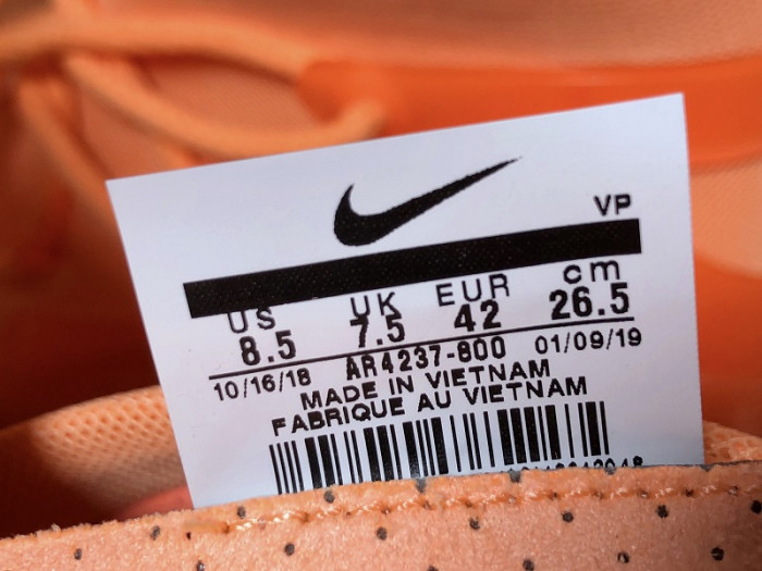 Nike Air Fear Of God 1 Orange Pulse AR4237-800 - CCSHOES