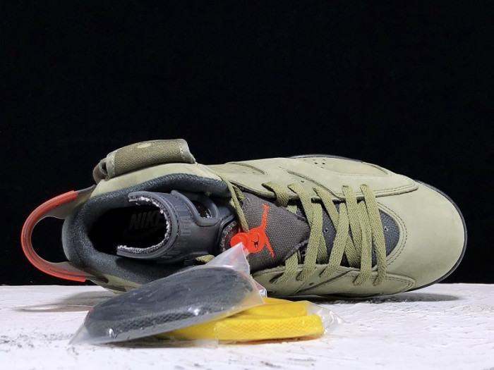 Travis Scott x Air Jordan 6 “Medium Olive” CN1084-200 - CCSHOES