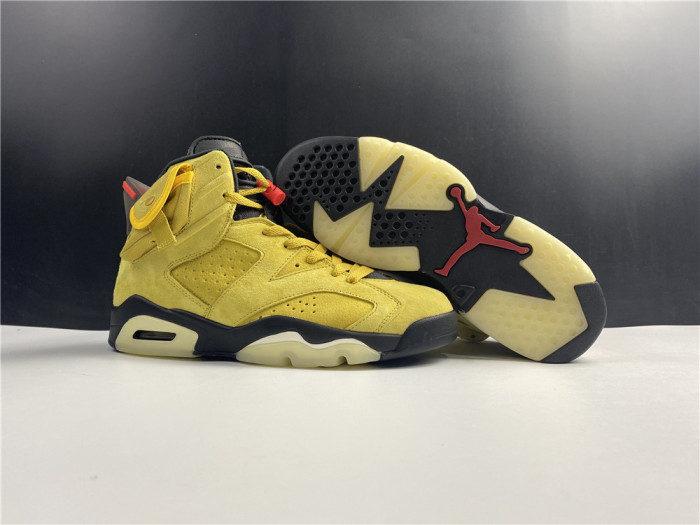 AIR JORDAN 6 YELLOW X TRAVIS SCOTT CN1084-300 - CCSHOES
