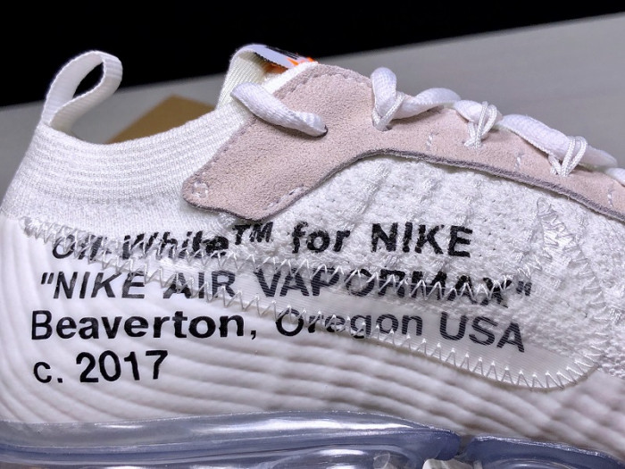 Off-White Nike Air VaporMax 2018 White AA3831-100 - CCSHOES