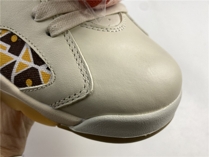 AIR Jordan 6 Retro Quai54 Sail Brown (2020) CZ4152-100 - CCSHOES