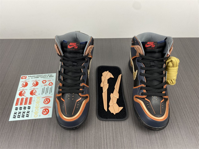 Gundam x Nike SB Dunk High “Banshee” DH7717-400 - CCSHOES