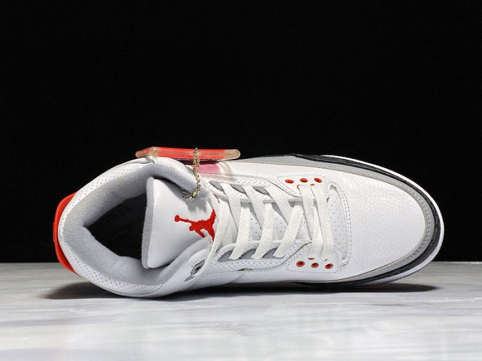 Air Jordan 3 Retro NRG Tinker Fire Red mens AQ3835-160 - CCSHOES
