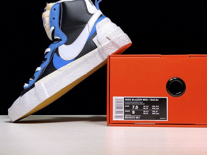 SACAI X NIKE BLAZER MID UNIVERSITY BLUE BV0072-001 - CCSHOES