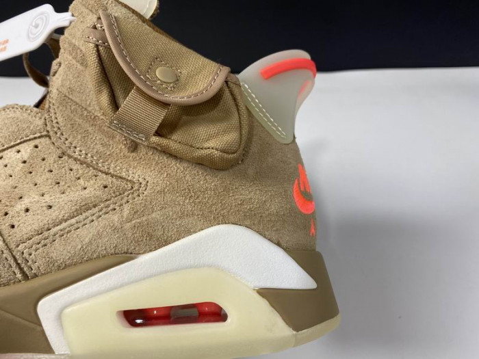 Air Jordan 6 Retro Travis Scott British Khaki DH0690-200 - CCSHOES
