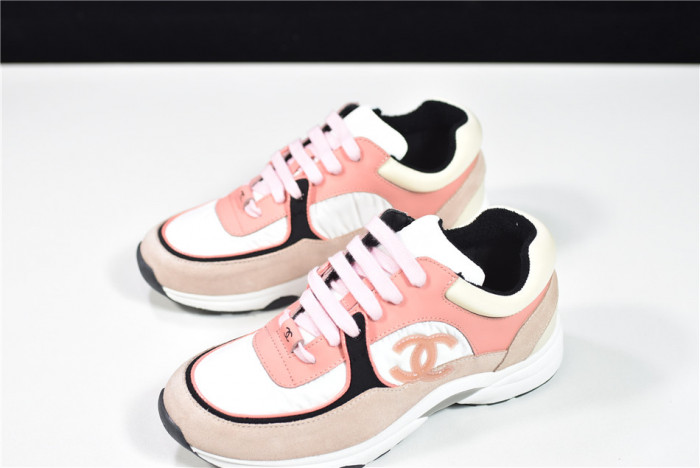 CHNE1 Leather Low Top Sneakers - CCSHOES