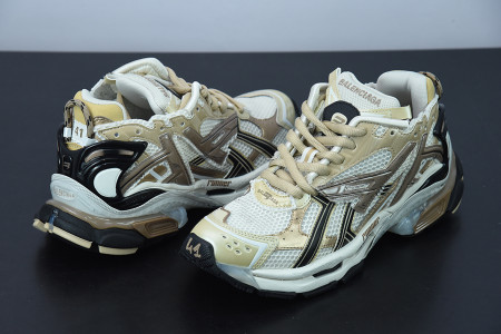 BALCIA Runner Beige Black White - CCSHOES
