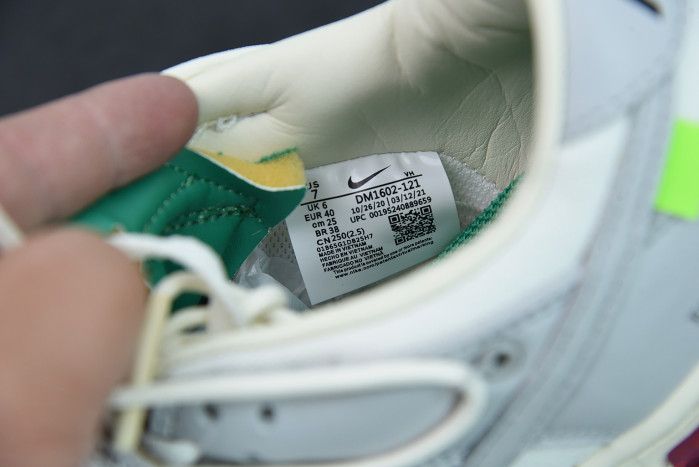 Nike Dunk Low Off-White Lot 25 DM1602-121 - CCSHOES
