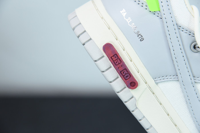 Nike Dunk Low Off-White Lot 25 DM1602-121 - CCSHOES
