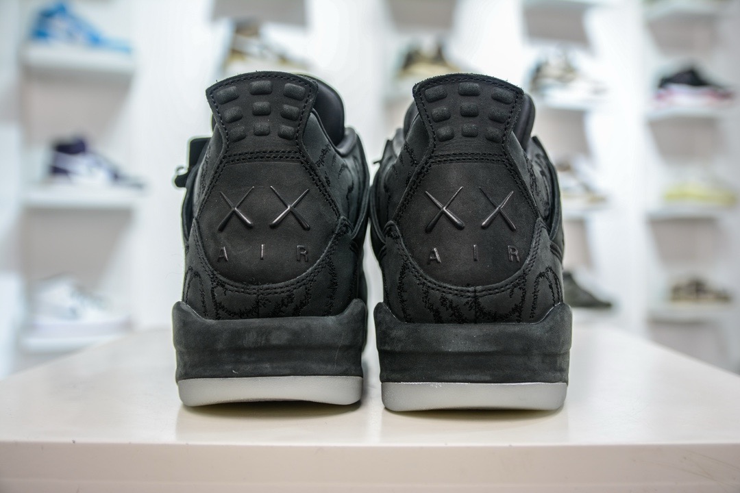 Nike Air Jordan 4 retro kaws black 930155 001 - CCSHOES