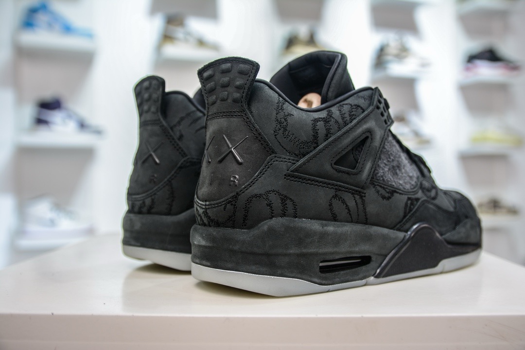 Nike Air Jordan 4 retro kaws black 930155 001 - CCSHOES