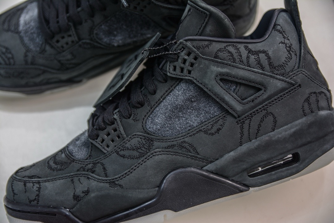 Nike Air Jordan 4 retro kaws black 930155 001 - CCSHOES