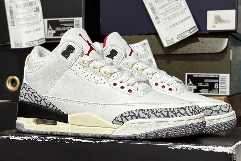 Air Jordan 3 White Cement Reimagined Shoes DN3707-100 - CCSHOES