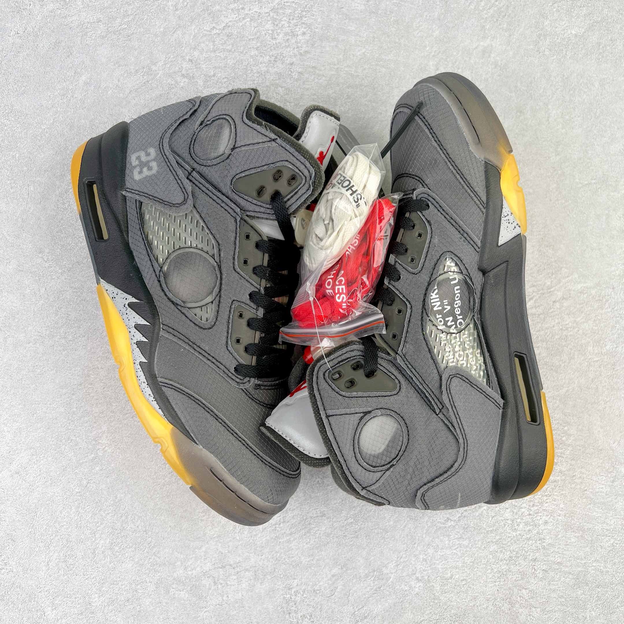 Off-White x Air Jordan 5 Black CT8480-001 - CCSHOES