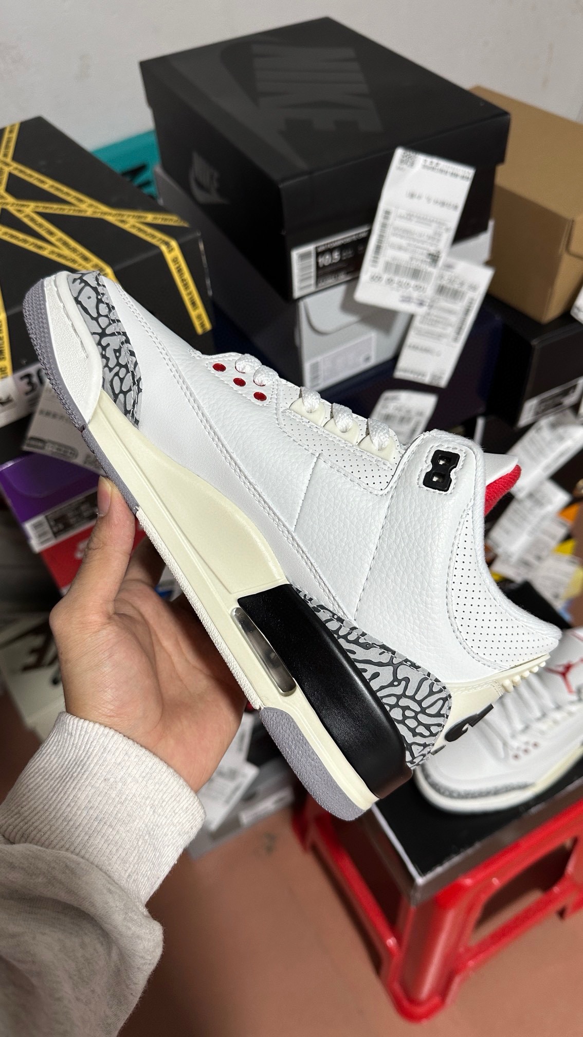 Air Jordan 3 White Cement Reimagined Shoes DN3707-100 - CCSHOES